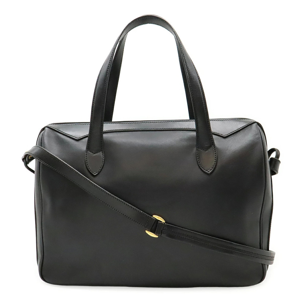 Gucci Handbag Boston Bag Shoulder Leather Black